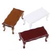 1:12 Wooden Tea Table For Dolls Mini Furniture Toys Dollhouse Pretend Play Toy