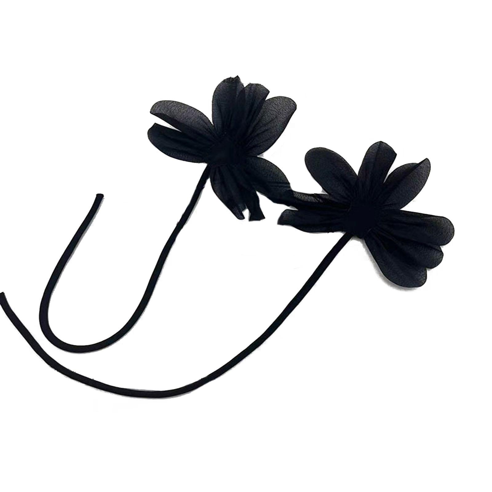 

Набор из 2 тканевых заколок с цветком. Нежная булавка. Легкая брошь с цветком. Элегантная булавка на лацкане. Идеально подходит для повседневного ношения на свидании. чёрный