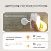 Motion Sensor Light Type-c Rechargeable 2200mA Battery Cordless Automatically Lights Up Safe Lights for Stairs Hallway Bathroom