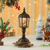 Christmas Resin Water-filled Luminous Display USB with Music, Snowflakes, Old Man, Christmas Tree Light Display, Christmas Gift