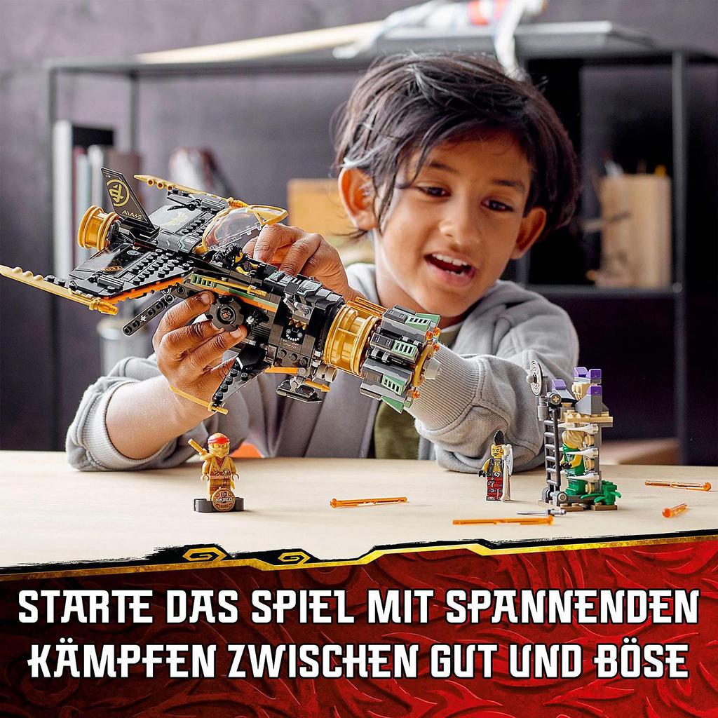 LEGO Ninjago Revolver Blaster 71736 Toy Block Present Ninja Ninja Airplane Airplane Boys Ages 8 and Up
