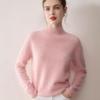 Women's 100% Pure Cashmere Solid Color Sweater - Versatile, Warm Knit Base Layer