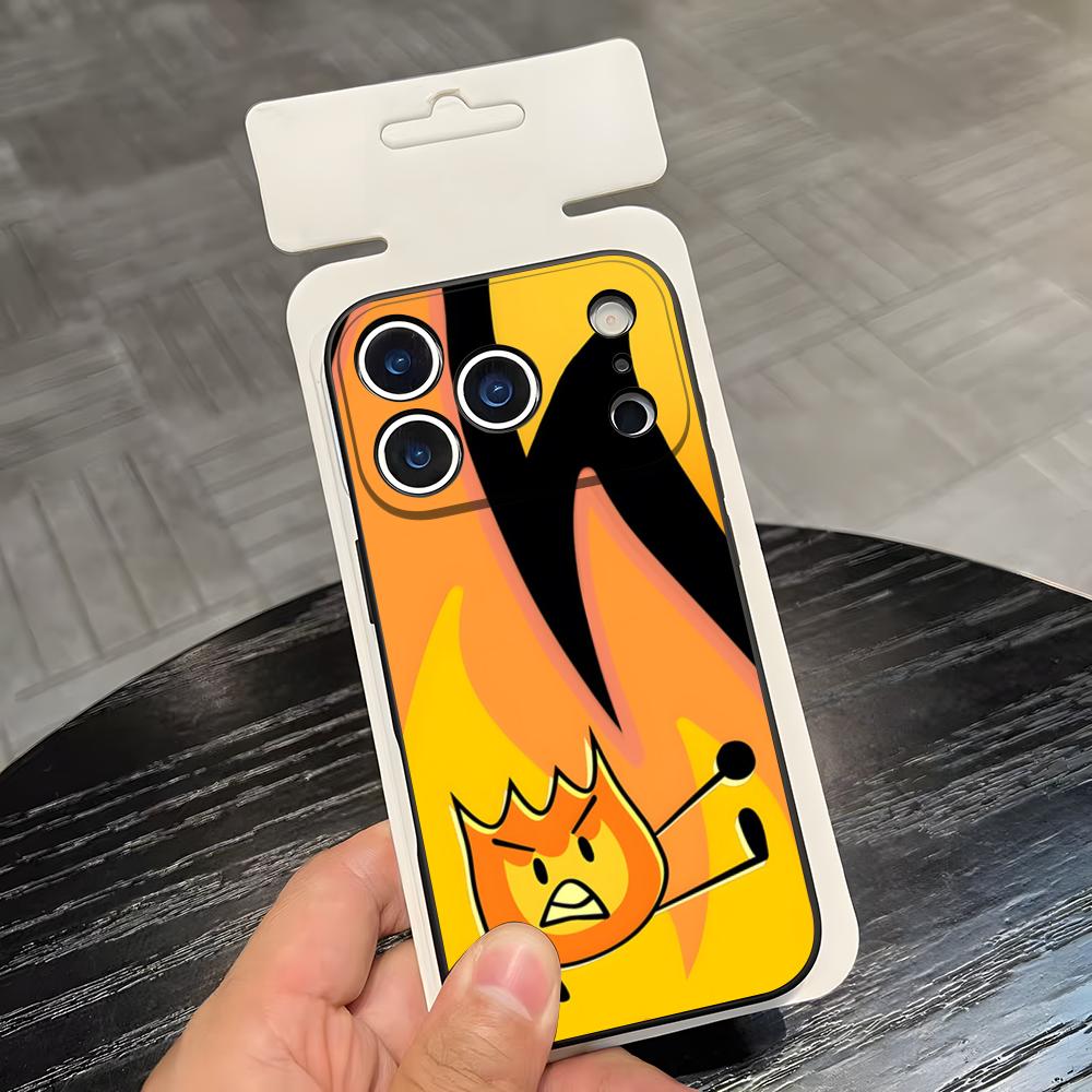 B-Battle For Dream Island Phone Case For IPhone 17 Air 16 E Pro Max 15 14 13 Mini 12 Pro 11 Max Plus Black Soft Shell