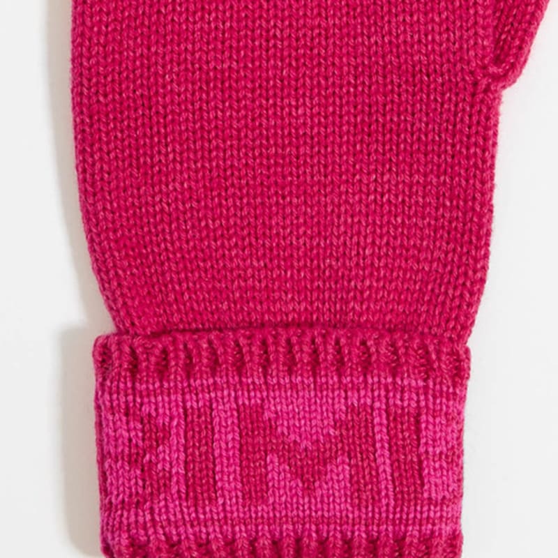 BIMBA Y LOLA [23FW] BIMBA Y LOLA Fuchsia Knit Gloves B236AIG012PKB