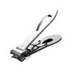 Stainless Steel Foldable Large Opening Nail Clippers for Home Use with Magnetic Nail Art Feature
