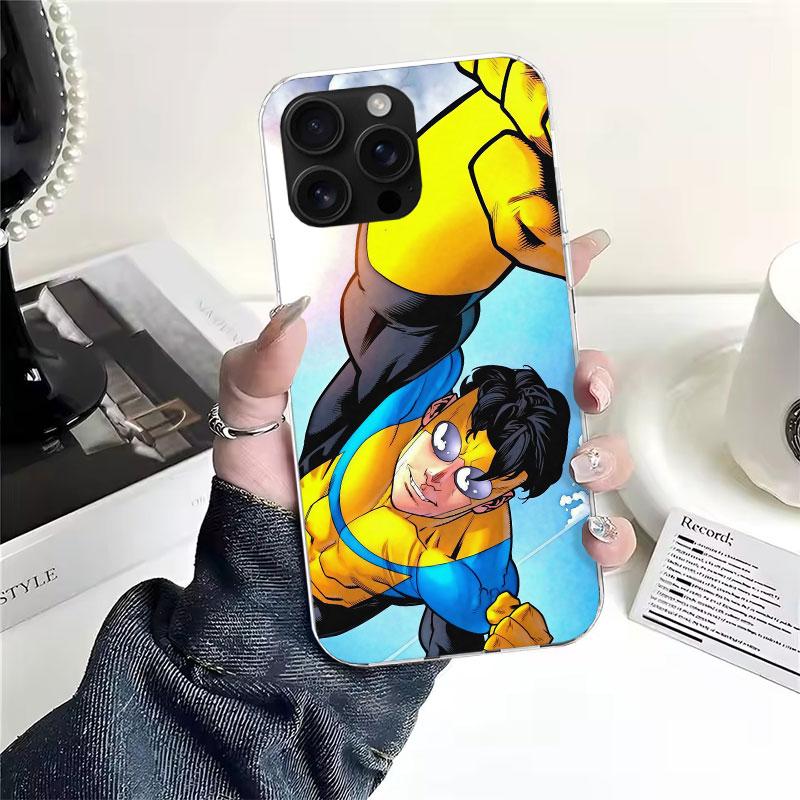 Cool I-Invincible Soft Phone Case For IPhone 18 11 17 Air 16E 16 Pro Max 15 + 14 Plus 13 Mini 12 Apple 7 SE 8 Fundas Coque 11 17 Ai