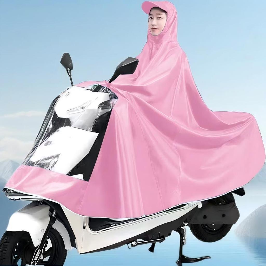 Impermeable Eléctrico XL para Vehículos, Antitormenta, Cubierta de Cuerpo Completo para Motocicletas de Pedal de un Solo/Doble Pasajero