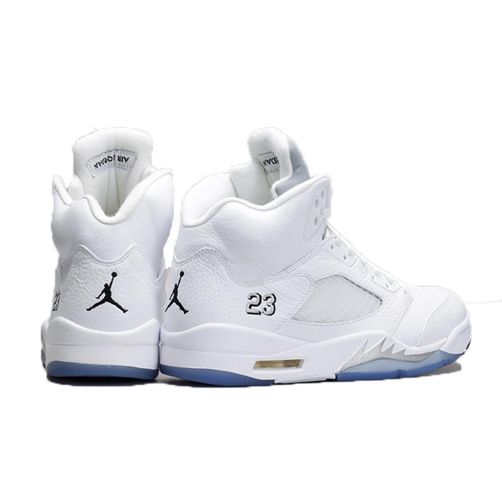 Jordan 5 Retro Metallic White 2015 GS 440888-130
