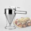 600/1200ML Liquid Funnel Dispenser Stainless Steel Batter Liquid Dispenser  Kitchen Supply