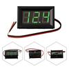 Zuverlässiges 2-zeiliges LED-Voltmeter Gleichspannungsbereich 4 5 V 30 V Rot Blau Grün Anzeige