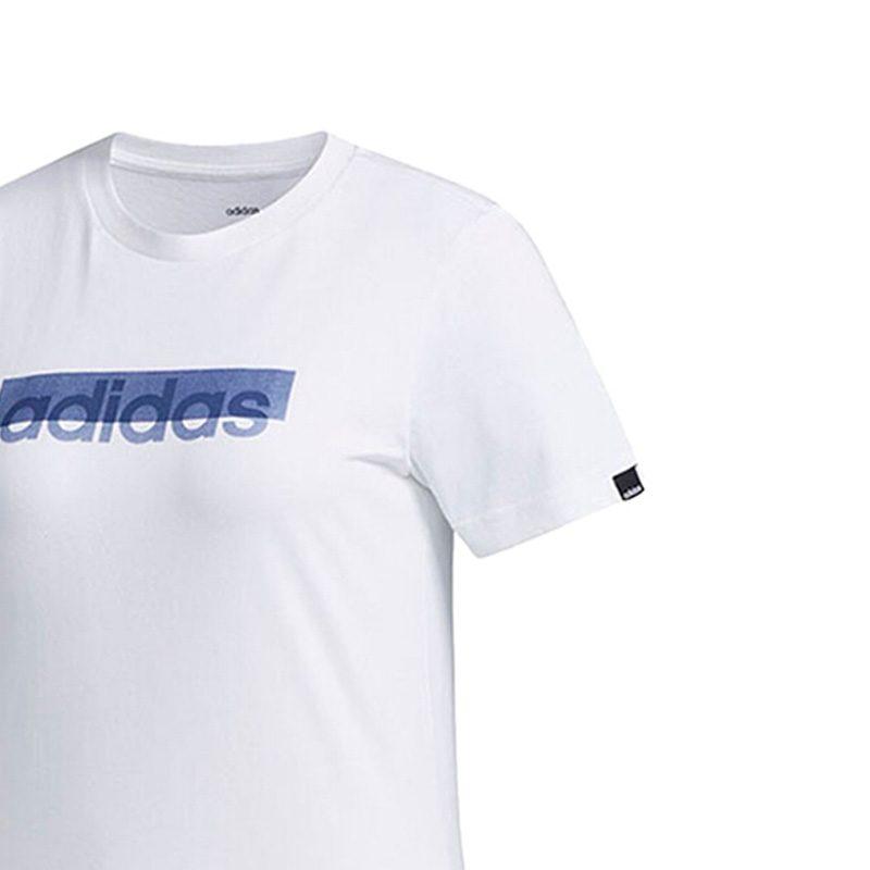 Adidas T Shirts Women's White Crew Neck Moderate Other FM6147