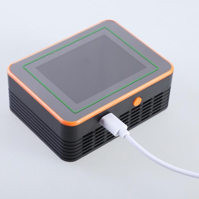Air Quality Pollution Meter HCHO TVOC CO CO2 PM2.5 PM10 Temperature Humidity Meter with Buzzers Tester Color Display