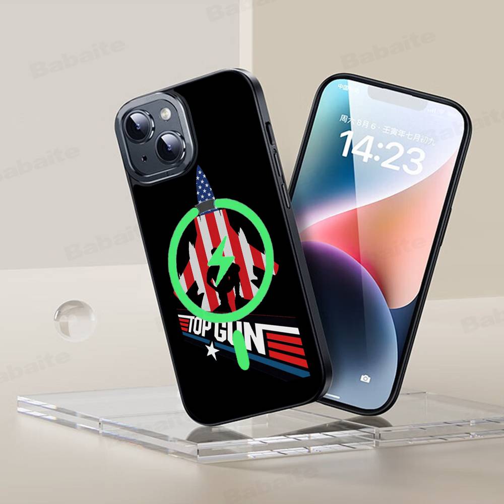 Top Gun Maverick For Magsafe Case For IPhone 17 16 Pro Max 15 14 Plus 13 12 11 Wireless Charging Phone Cover