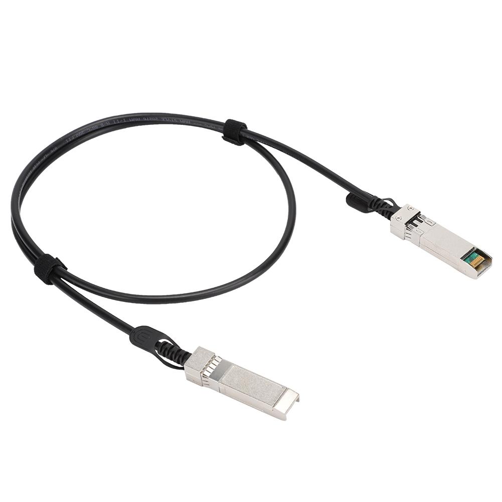 

PVC SFP To SFP DAC 25Gbps Cable Black For Routers Firewalls Network Cards Transceivers
