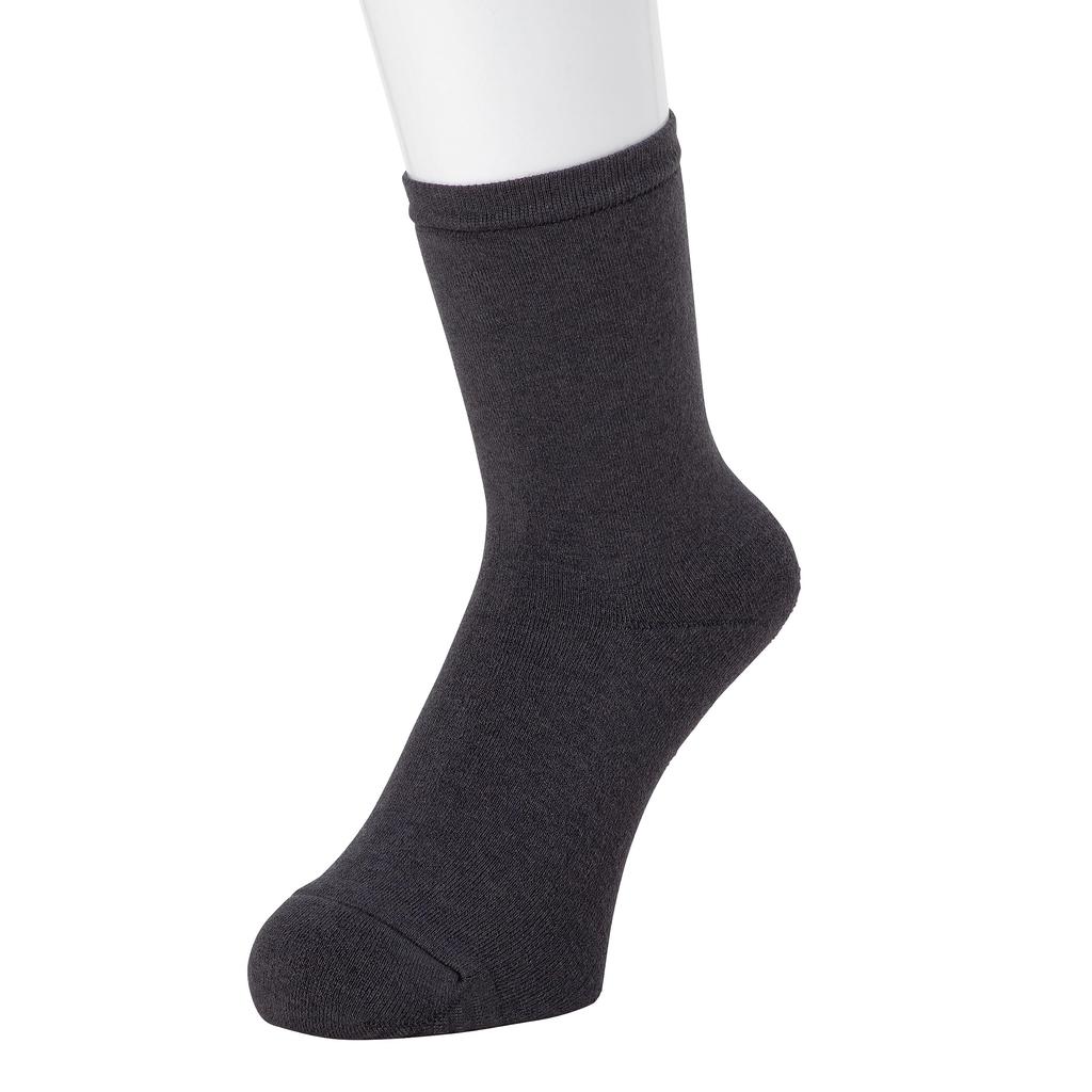 Okamoto Cocopita Regular Lightweight Sizes Cm Warmth, Length, Pile, Moisture-Wicking, Heat-Retaining, Deodorizing, Women's, Charcoal, 23.0-25.0