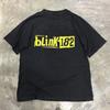 Blink-182 Rock Band Short Sleeve Ins Tide Brand Street Punk Couple Oversize Loose Tshirt Top Print T-Shirt Y2k Top Women Clothes