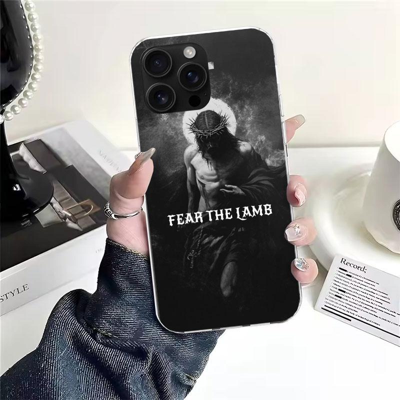 Son Of God Jesus Cross Holy Light Soft Phone Case For IPhone 11 17 Air 16E 16 Pro Max 15 + 14 Plus 13 Mini 12 Apple 7 SE 8 Funda