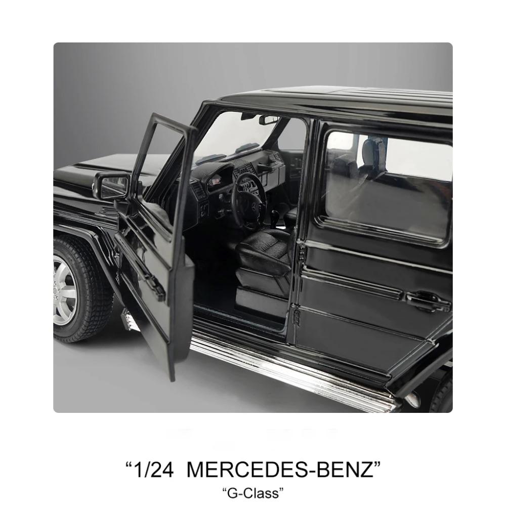 Welly 1/24 Mercedes-Benz G-Class SUV Alloy Car Model Diecast Metal Toy Off-Road Vehicle Car Model Simulation Collection Kid Gift