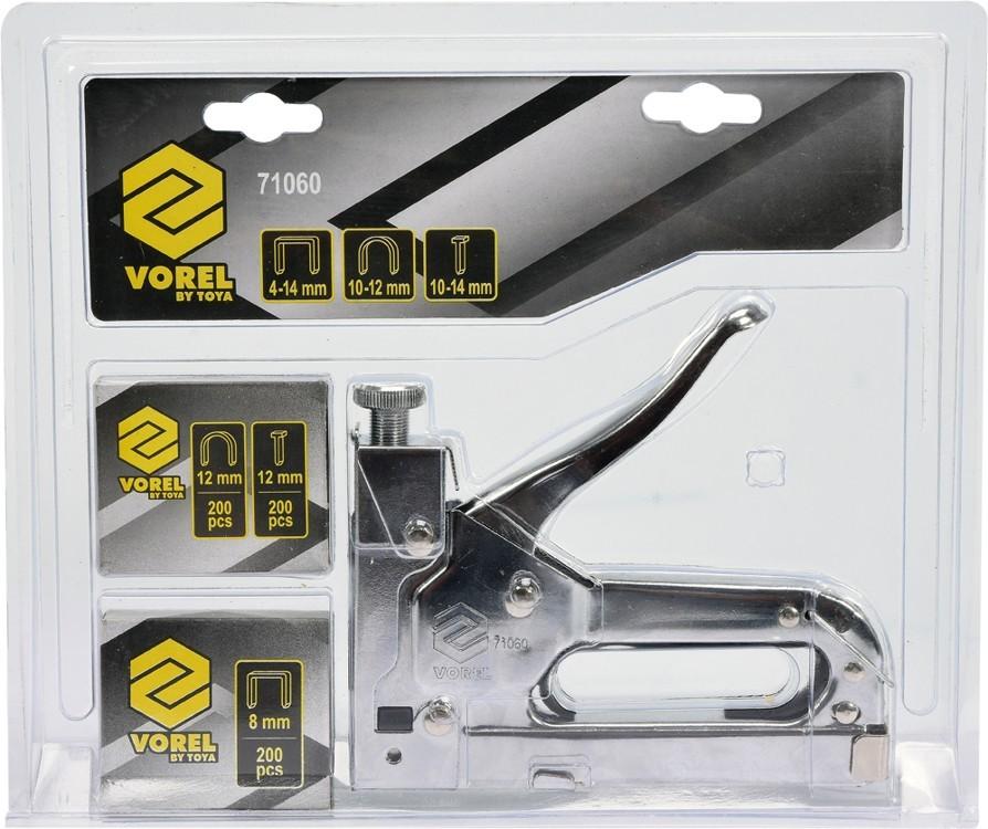 Tap Stapler. 4-14Mm, 3-Fun.600 Staples 71060 Vorel