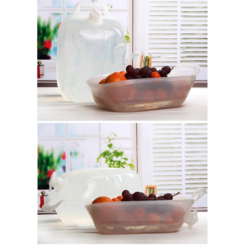 10L Collapsible Bucket Travel Basin Waterproof Tub for Travel, Fishing, Camping