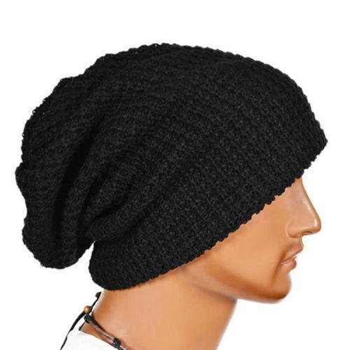 Baggy Beanie Hat Skull Ski Cap 