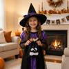 6PCS Burlap Linen Halloween Drawstring Bag Cute Reusable Pumpkin Face Candy Bag Cartoon Halloween Candy Bag Trick or Treat