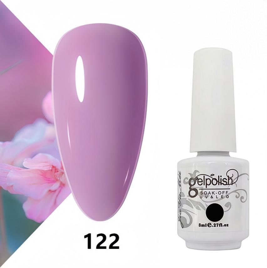 Amber Gel Polish Set: Gel Polish Manicure Kit with Whitening, Base Coat, and Sealer.
