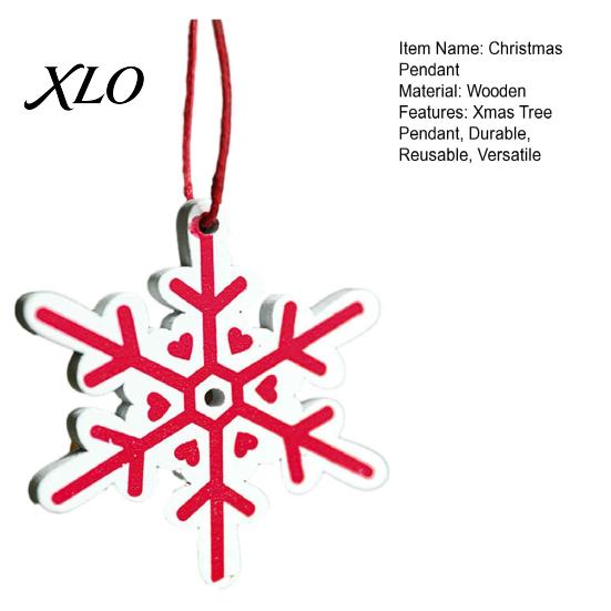 Retro Style Xmas Pendants Christmas Tree Wooden Pendant, Vintage Cartoon Ornament with Lanyards, Festive Wall Door Hangings Lightweight Pendant