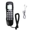 Wall Mountable Basic Corded Telephone Slimline Retro Wall Mounted Landline Telephone With Dtmf Support For Fsk Cid  For Home