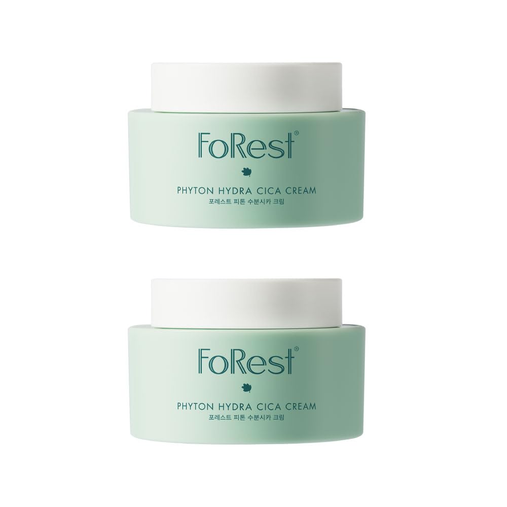 [DiscountedDamaged Box - Set of 2] Forest Piton Moisture CICA Cream  Moisture Cream  CICA  Hyaluronic Acid  Moisturizing