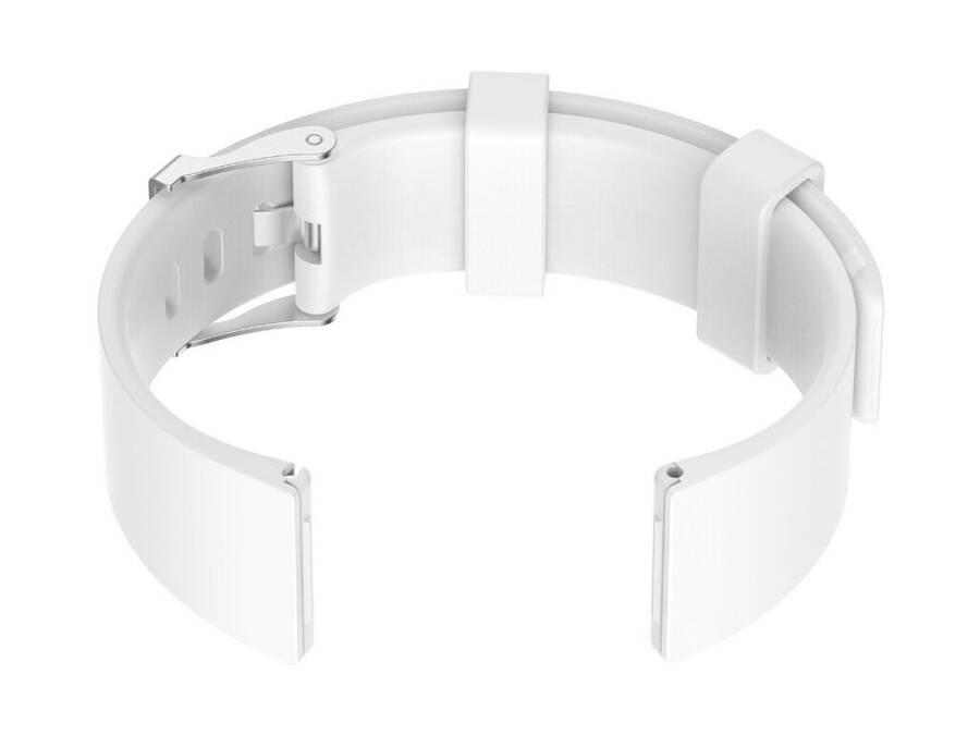 Pacific U15 - Horlogebandje - Wit/Zilver - 20mm