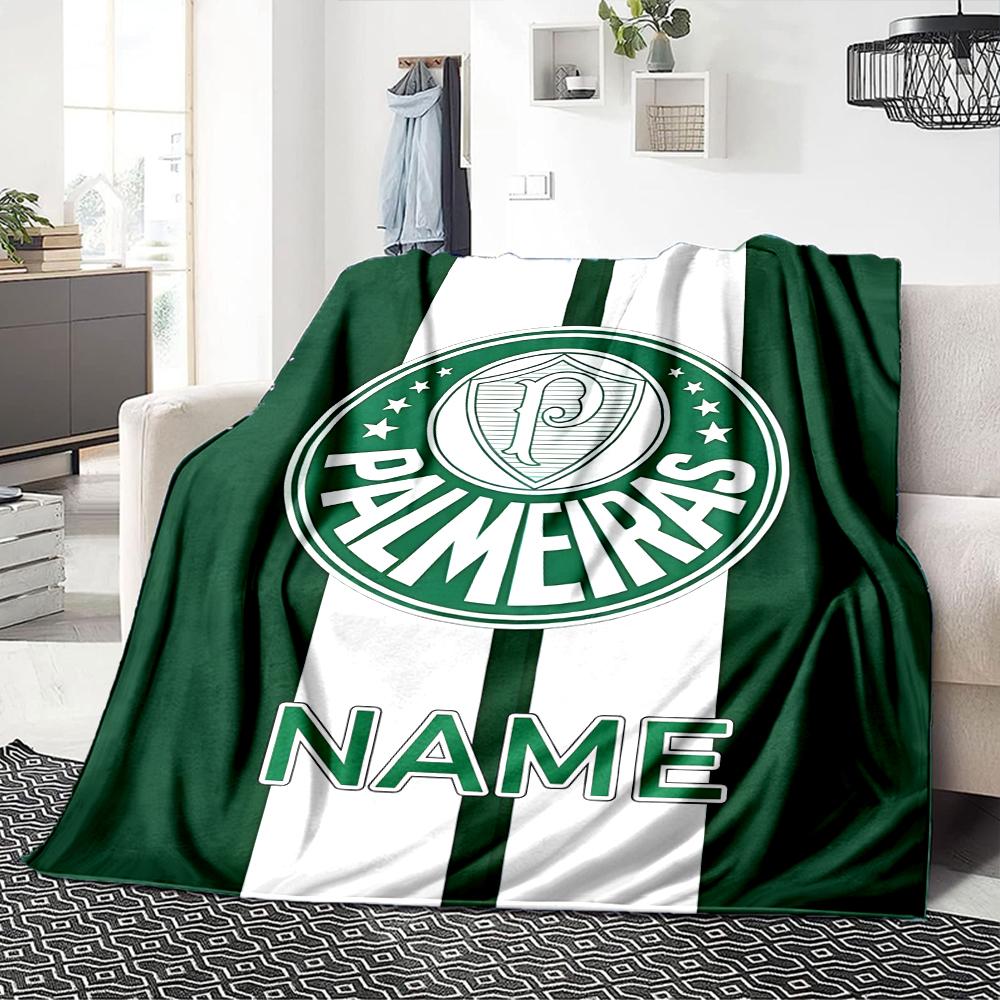 Custom Name Bayern Munich Crest Blanket for Couch & Bed, Plush Cozy Fuzzy Blanket Super Soft & Warm Blankets for Fall and Winter. 0908292