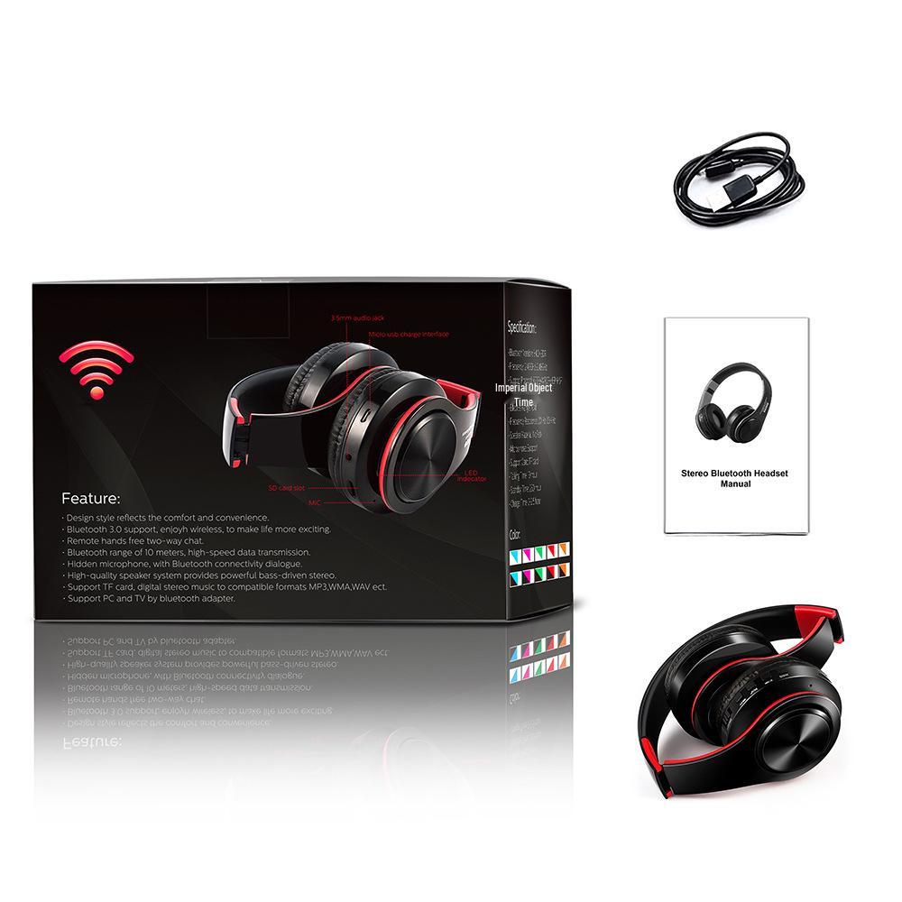 Enhanced Bluetooth Wireless Headband: HIFI Deep Bass Sports Headphones