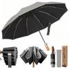 FYY Folding Umbrella 2026 Innovation Stepless Storage Anti-Flip One-Touch Automatic Open Close Reverse 10 Ribs 280T High-Density Fabric Windproof Size