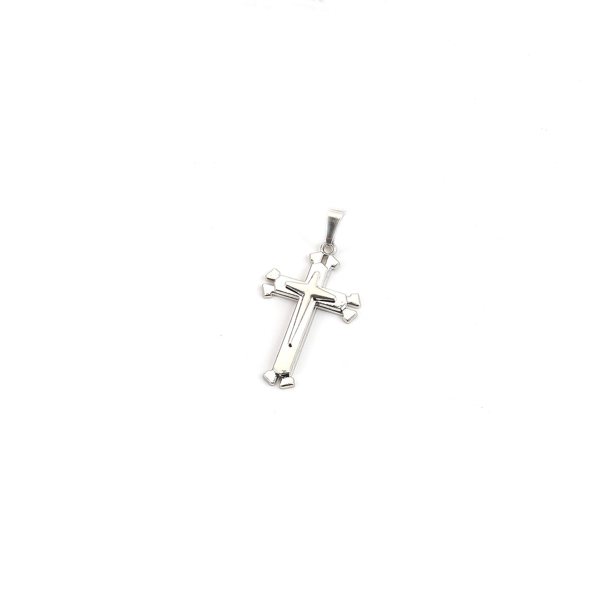 

Simple Three-Layer Cross Pendant Necklace - Trendy and Versatile Party Accessory A0606