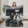 Omniscient Reader Viewpoint Yoo Joonghyuk Warm Blanket Travel Plush Throw Blanket Funny Home Decor Flannel Bedspread Bed Cover