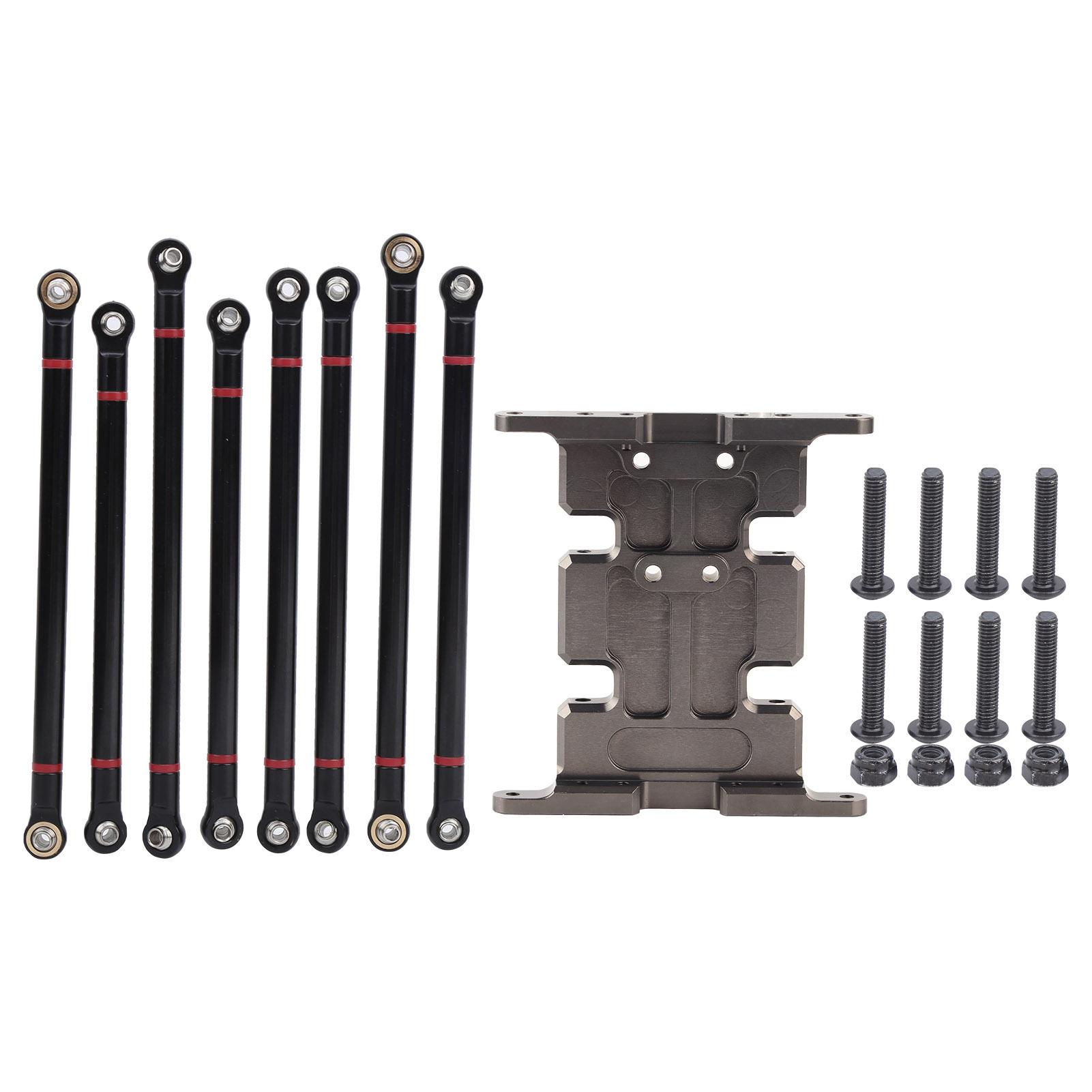 

Aluminum Alloy Center Skid Plate Mount with Base Link Rod for Axial SCX10 110 RC Car
