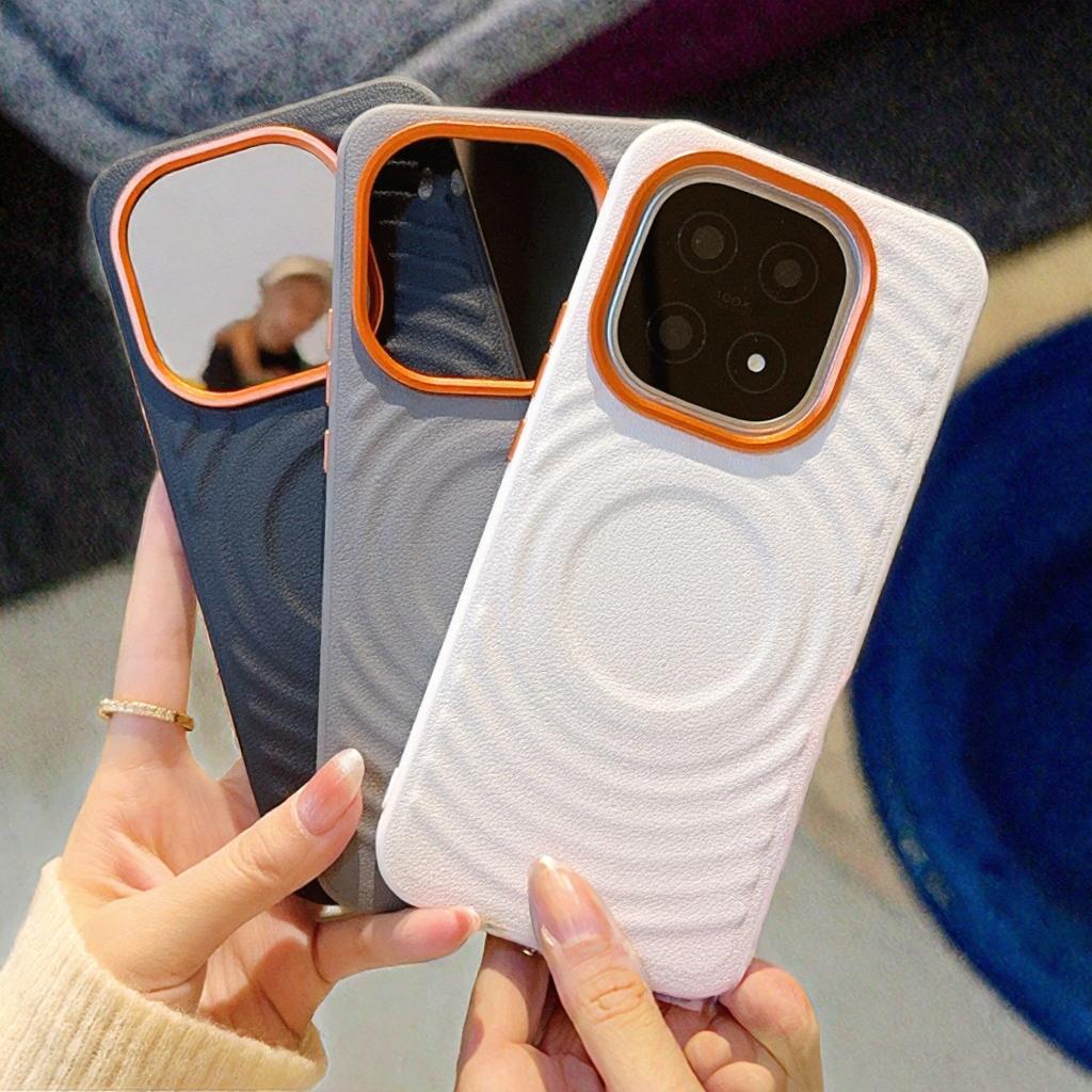 Hot Products Magnetic Mobile Phone Case for iPhone 17 Pro Max New Shockproof Ripple Phone Cover Business Phone Case Anti Shock