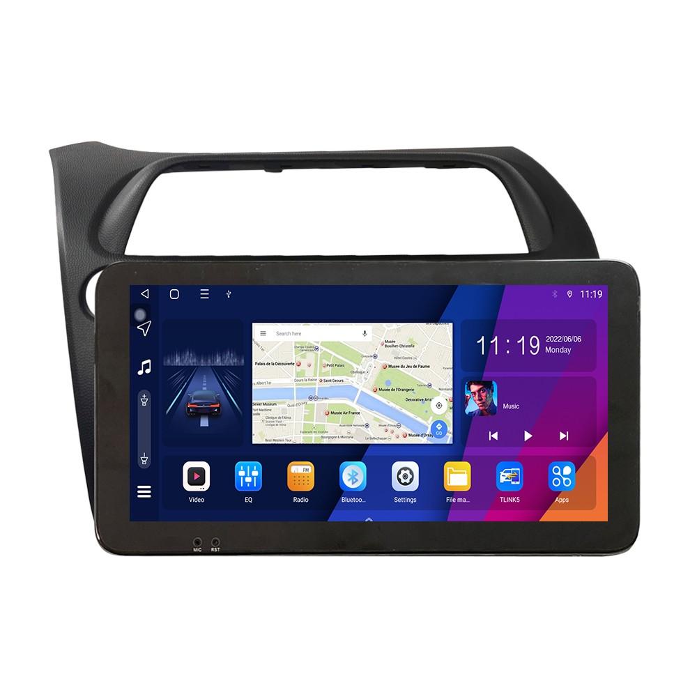 For Honda Civic 2006-2011 CarPlay Auto Android 13 Car Radio...
