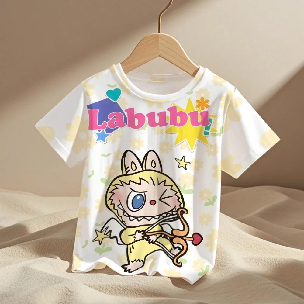 Funny Cartoon Cool Cute 3D Kids Boys Clothes Short Sleeve Casual Streetwear Girl Fashion