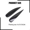 2x Front Road Illuminating Light Eyebrow Covers Head Lamps Eyelid Cover Trims Headlight