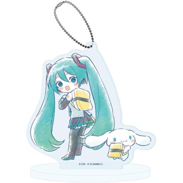Hatsune Miku x Cinnamoroll 23 Acrylic Stand Keychain GraffArt Illustration