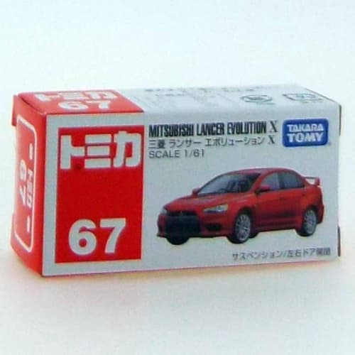 Tomica No. 067 Mitsubishi Lancer Evolution X (Box)
