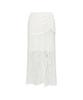 Monday Flow Lace Slit Skirt_White