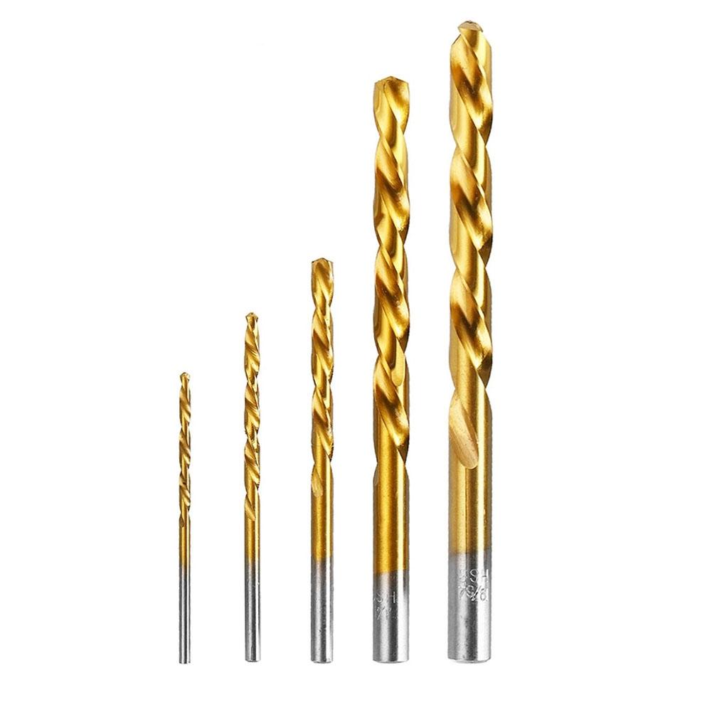Way Left Hand Drill Bits 10pcs/Set 3.2-8.7mm Drilling Gold