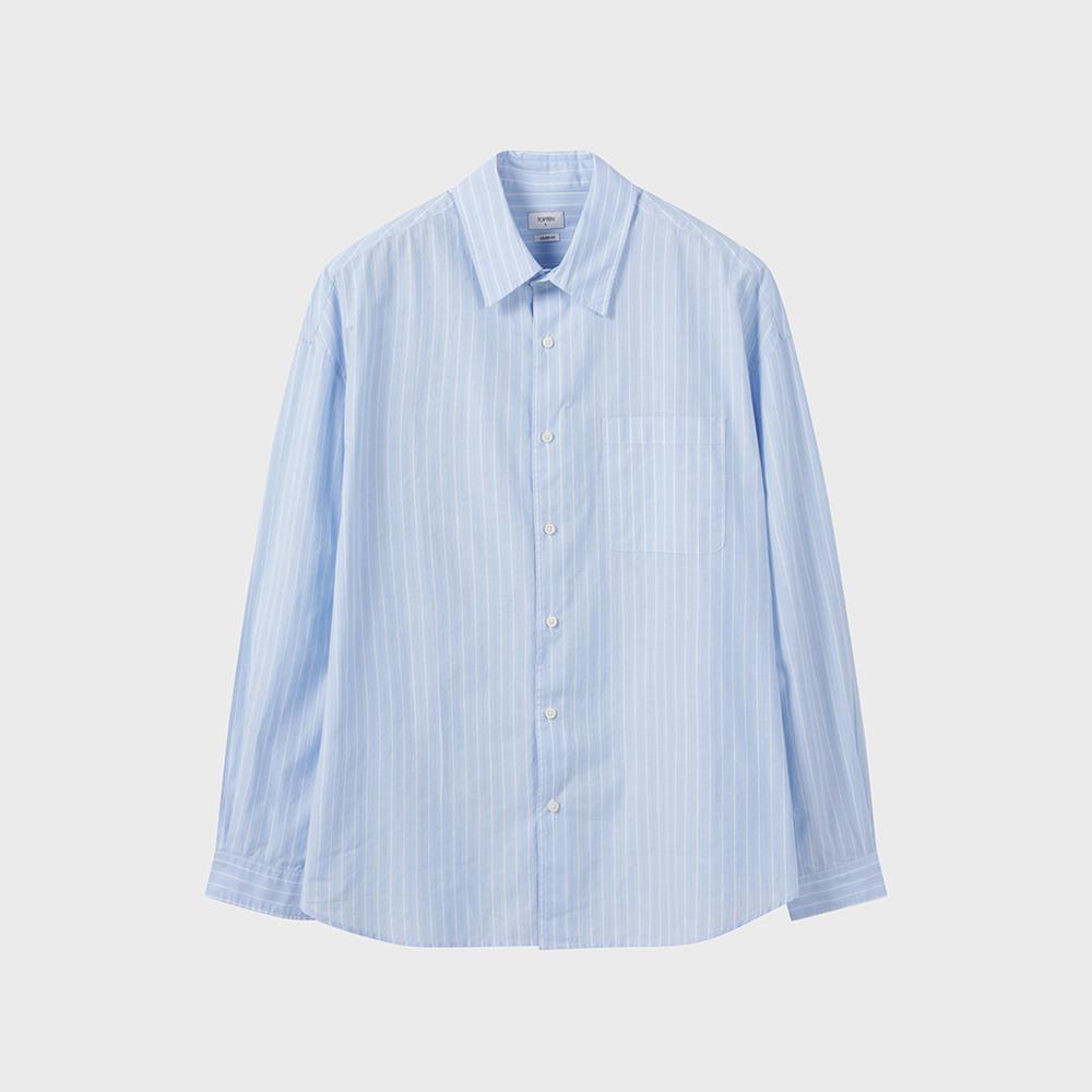 TOPTEN Unisex) Poplin Oversized Shirt_Msf2Wc3001