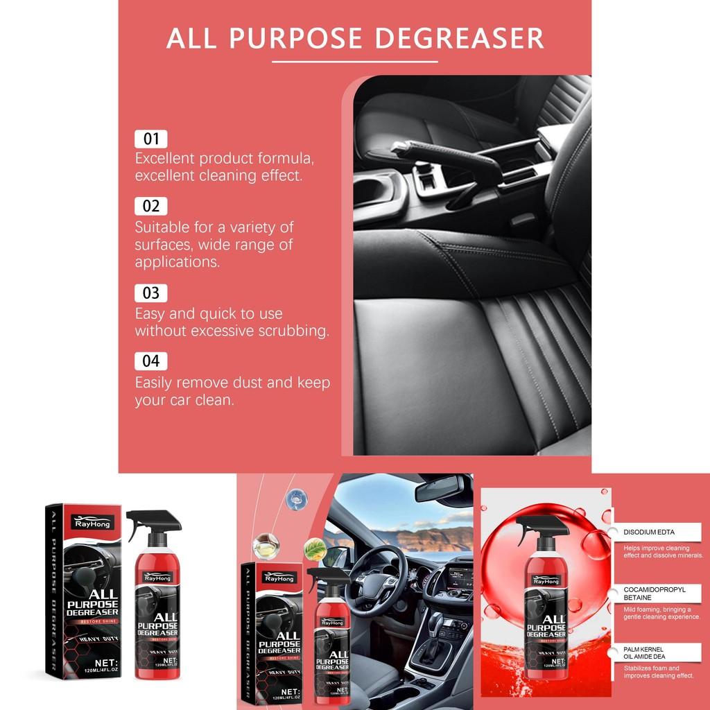 Rayhong Multifunctional Car Cleaner Powerful Stain Remover For Seats Steering Wheels And Exteriors