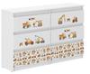 Children's Chest of Drawers R-120 CONSTRUCTION SITE