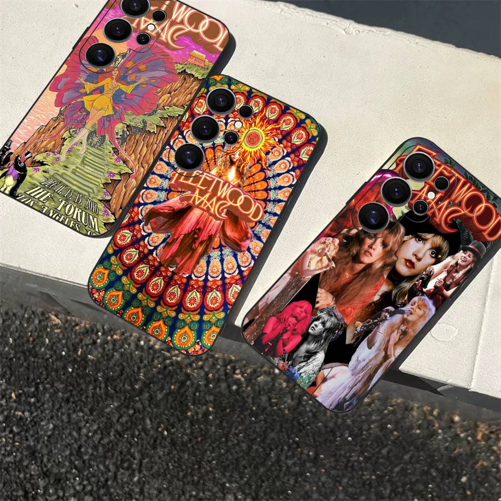Classic Rock Band F-Fleetwood M-Mac Phone Case For Samsung S 24 Fe 25 Ultra Plus 20 Lite 21 30 22 23 24 22 Ultra 5G Fundas