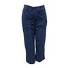 Women Pants Button Zipper Closure Straight Wide Leg Trousers with Pockets Solid Color Loose Fit Lounge Pants Daily Wear